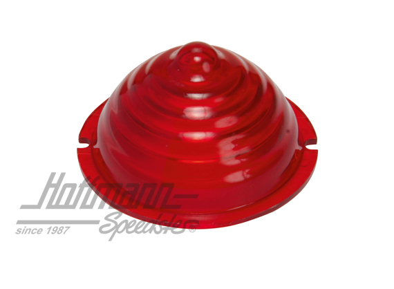 Vetro lampeggiatore, 356 A, anteriore, rosso (plastica)                                             