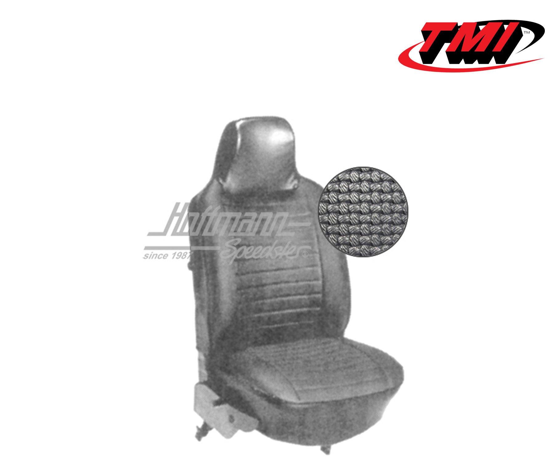 Coprisedili, Cabriolet, 73-76, tessuto di cestino, nero | 43-1327-01 | 055-6340