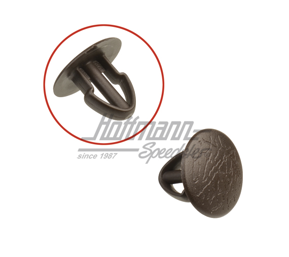 Clip, pannelli, laterale / posteriore, marrone | 251 867 299  90V | 360-1550-26