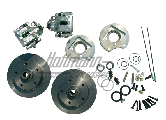 Freno a disco H4, 5 fori / PCD 130, asse oscillante | BA KER 1 HP | 020-3909