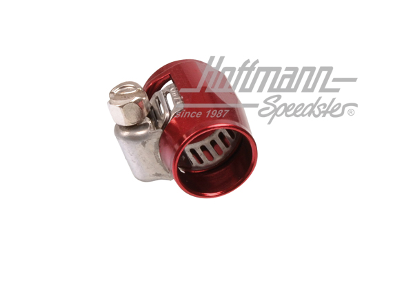 Collare per tubo flessibile speciale, alluminio rosso, 10-12mm                                      
