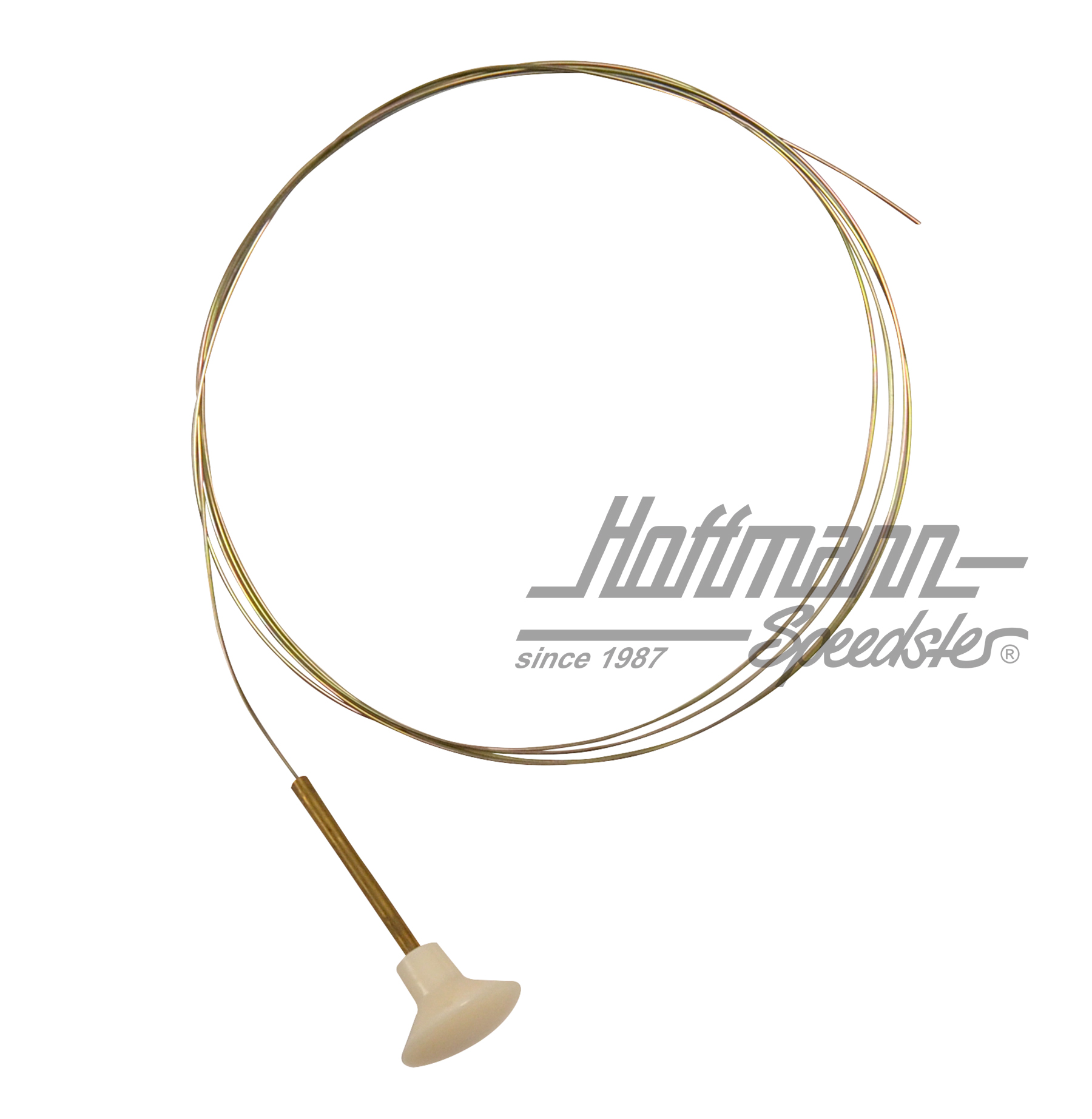 Cavo trazione cofano, anteriore/posteriore, bianco | 143 827 531 B WH | 066-1300-08