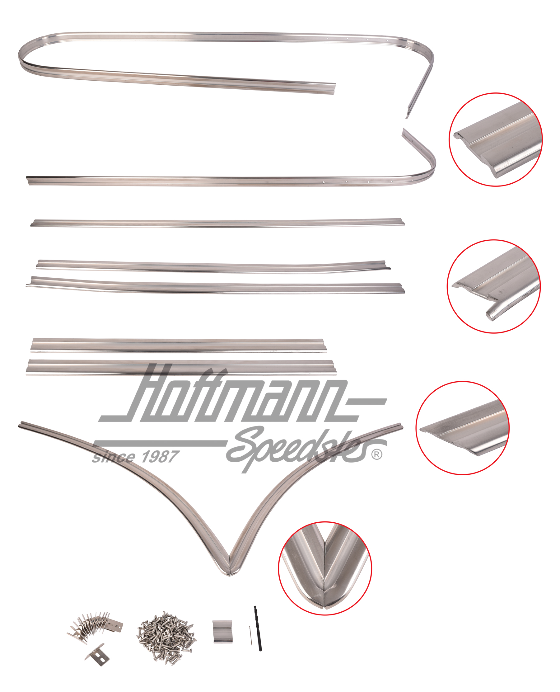 Set di modanature, Furgone T1, -7.63 |  | 089-6317