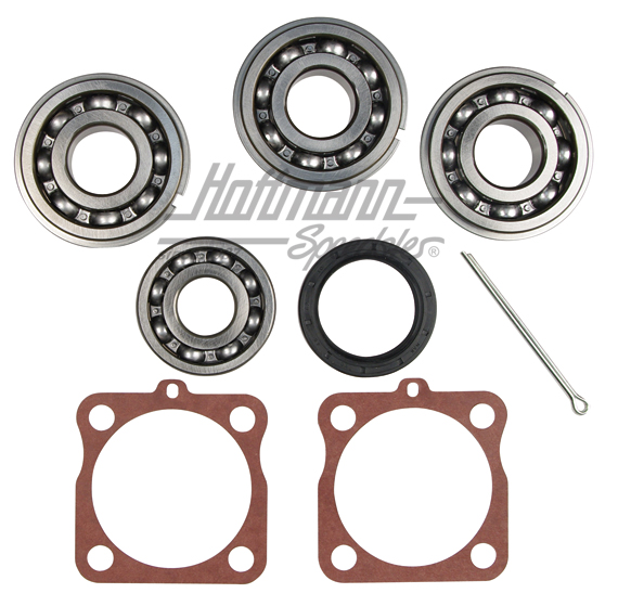 Set cuscinetto ruota, posteriore, Furgone T1, completo, -7.63                                       