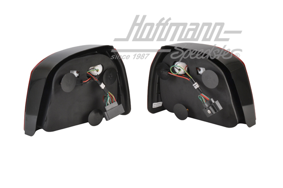 Luci Posteriori, Golf 3, LED, trasparente/rosso                                                     