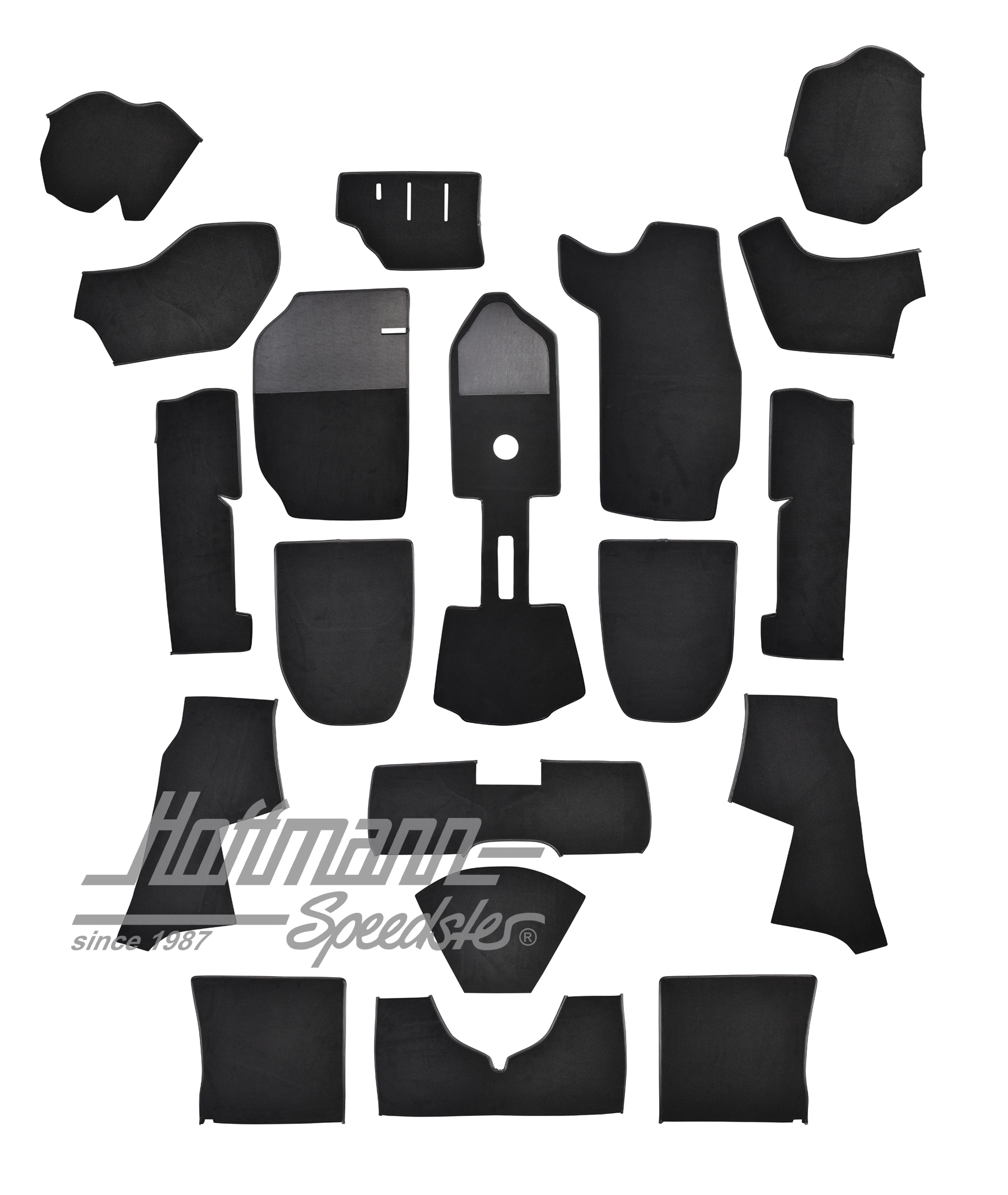 Set tappeti, Porsche 911, 74-84, nero | EQ880999 | 580-0252-20