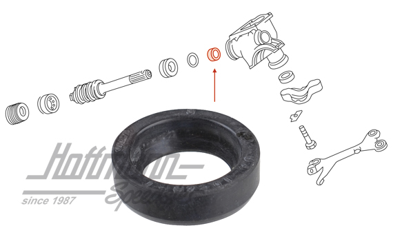 Paraolio, fuso dello sterzo, 4.61- | 311 415 277 | 020-4300-86