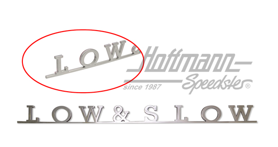 Logo, Furgone T1/T2, LOW & SLOW | --- --- --- | 089-5800-16