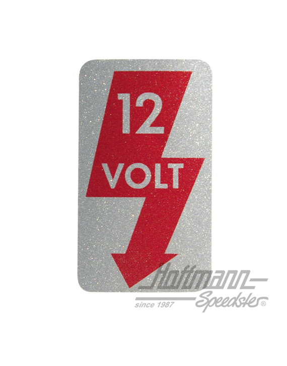 Adesivo "12 Volt", montante A, sinistra | AC 853 941 | 021-0191