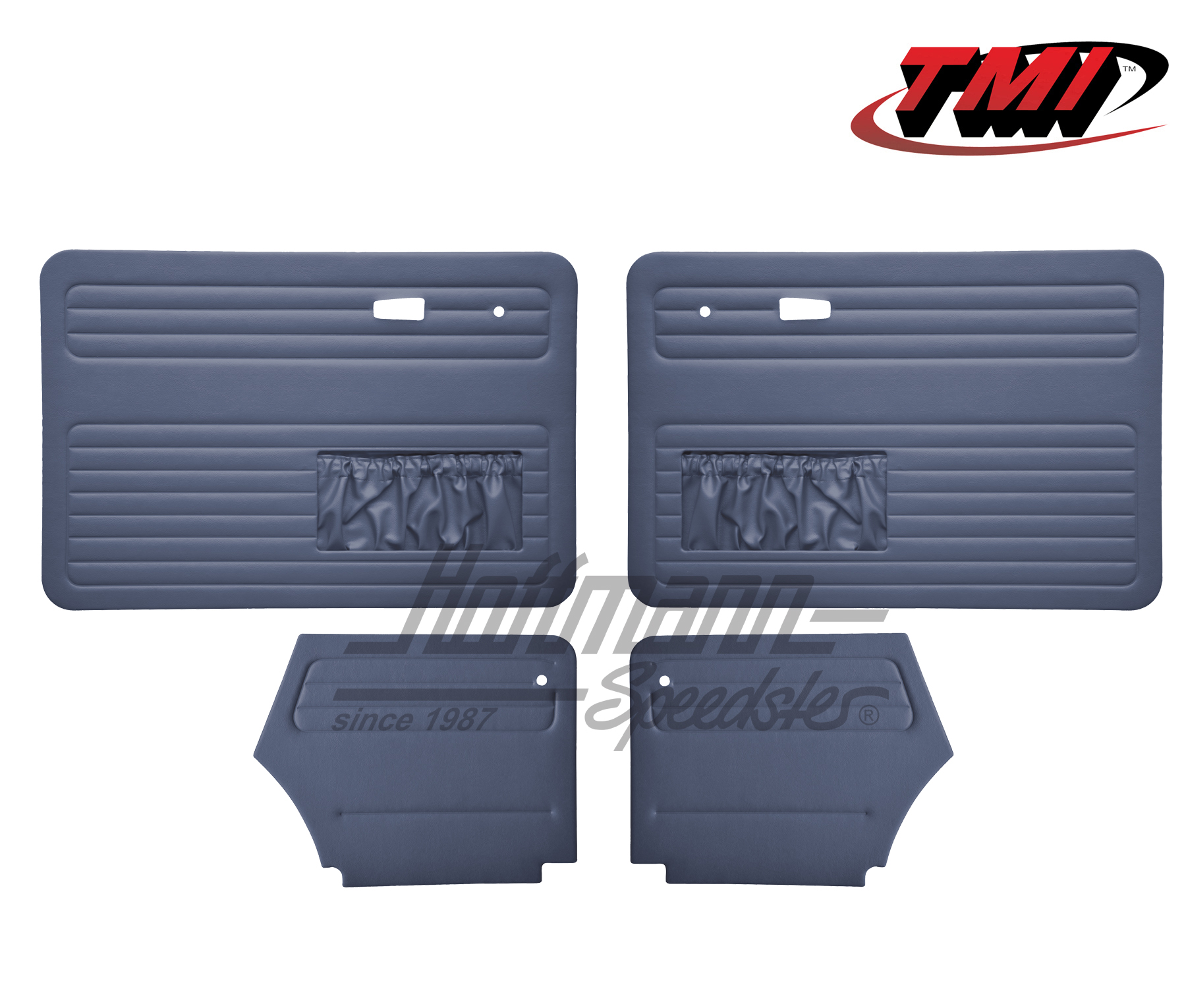 Pannelli per portiera e laterali, Maggiolino Cabriolet, 8.72-, blu | 10-1330-18 | 055-7588