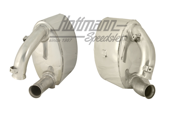 Set silenziatore sportivo, acciaio inossidabile, 993 | 93.300S | 520-3580