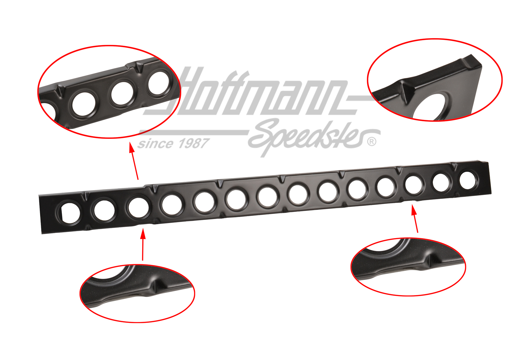 Lamiera rafforzamento, Karmann Ghia Cabriolet, sinistra | 141 801 131 | 068-0077-01