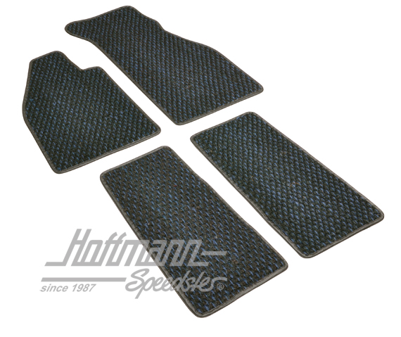 Tappetini, cocco, 59-72, blu / nero | ZVW 2BBL | 020-5381-25