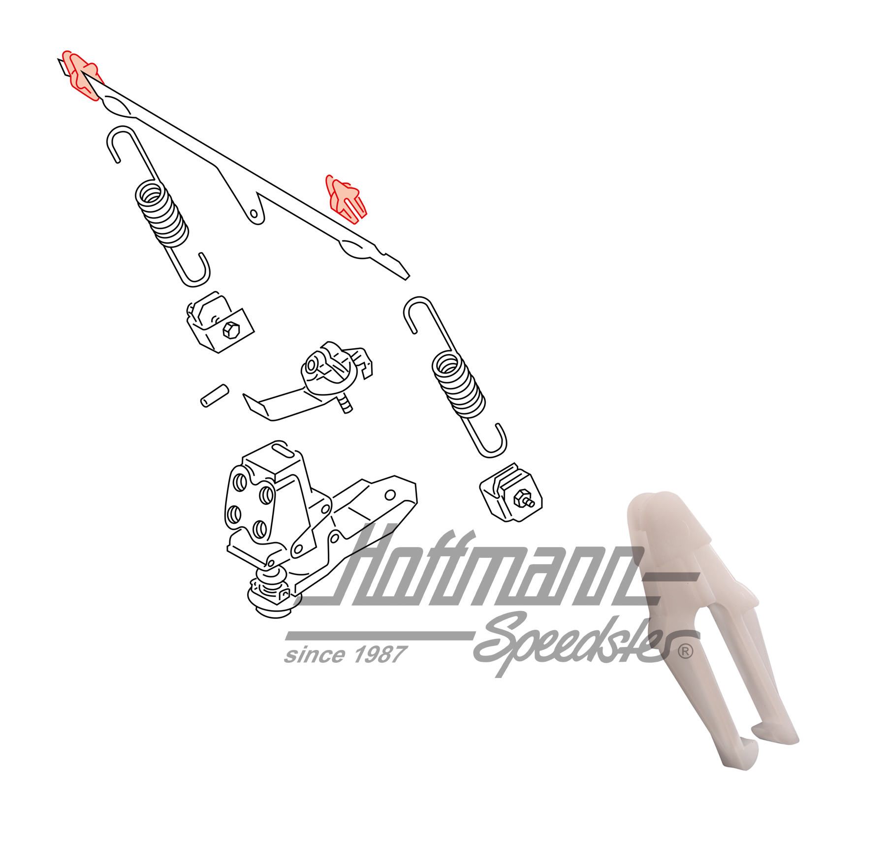 Supporto, molla, servofreno | 701 612 563 | 406-0820