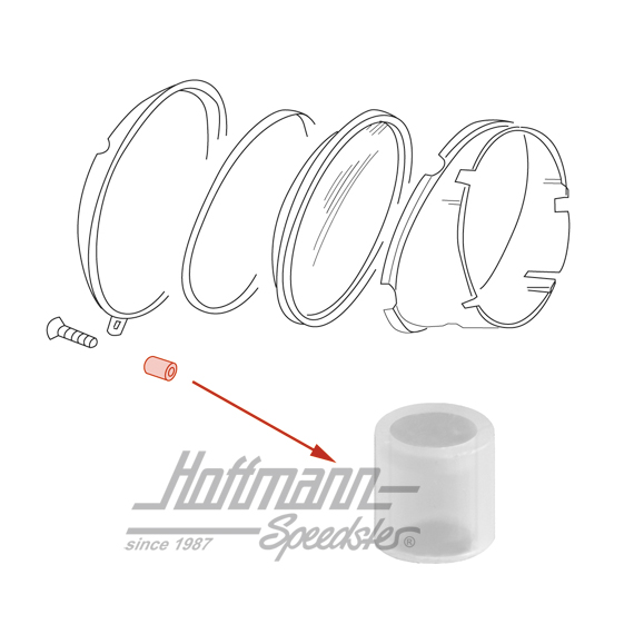 Boccola distanziatore
, vite, inferiore, -7.67 | 111 941 197 | 020-4410-14