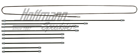 Set tubazione del freno, Furgone T2, 8.71-7.72 | 211 698 005 K | 090-3217