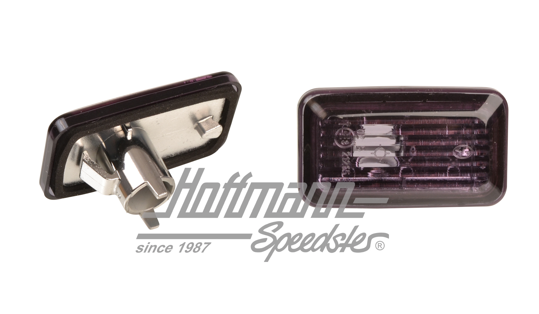 Lampeggiatore laterale, Golf/Porsche, trasparente/nero                                              
