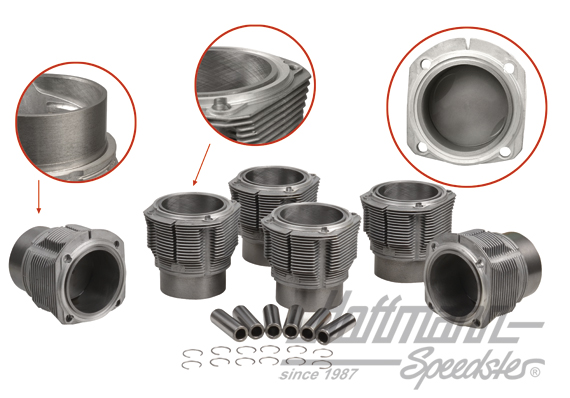 Pistoni + cilindri, 911S, 2.2/2.4, 84 mm (L) | 008 911 84E | 530-0021