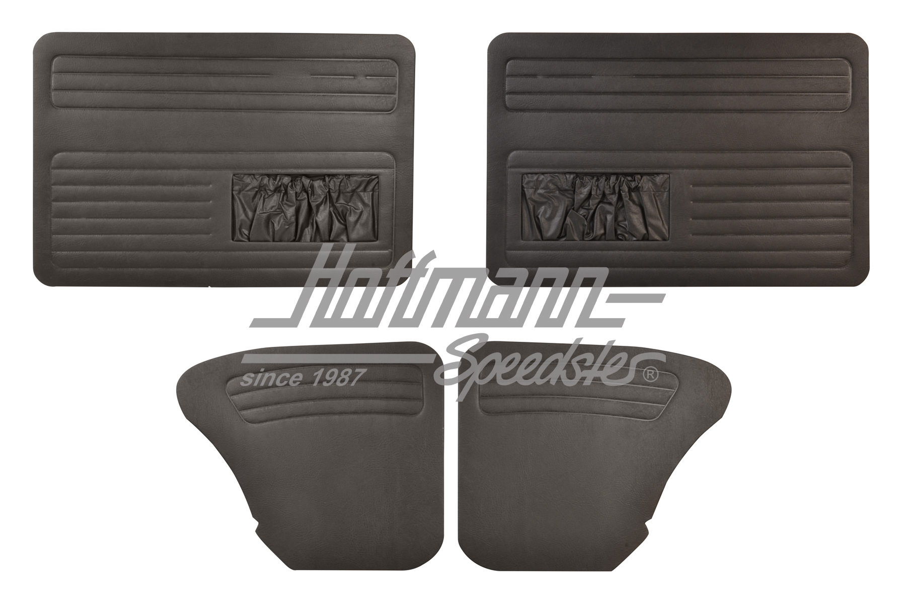 Rivestimento portiera e laterali, nero, Berlina, 8.66- | 113 898 320 B | 020-0020
