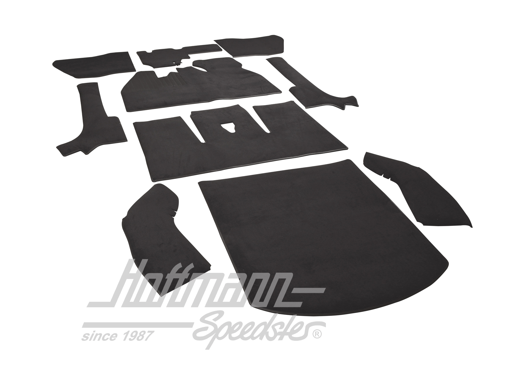 Set tappeti, Cabriolet,8.66-7.70, antracita                                                         