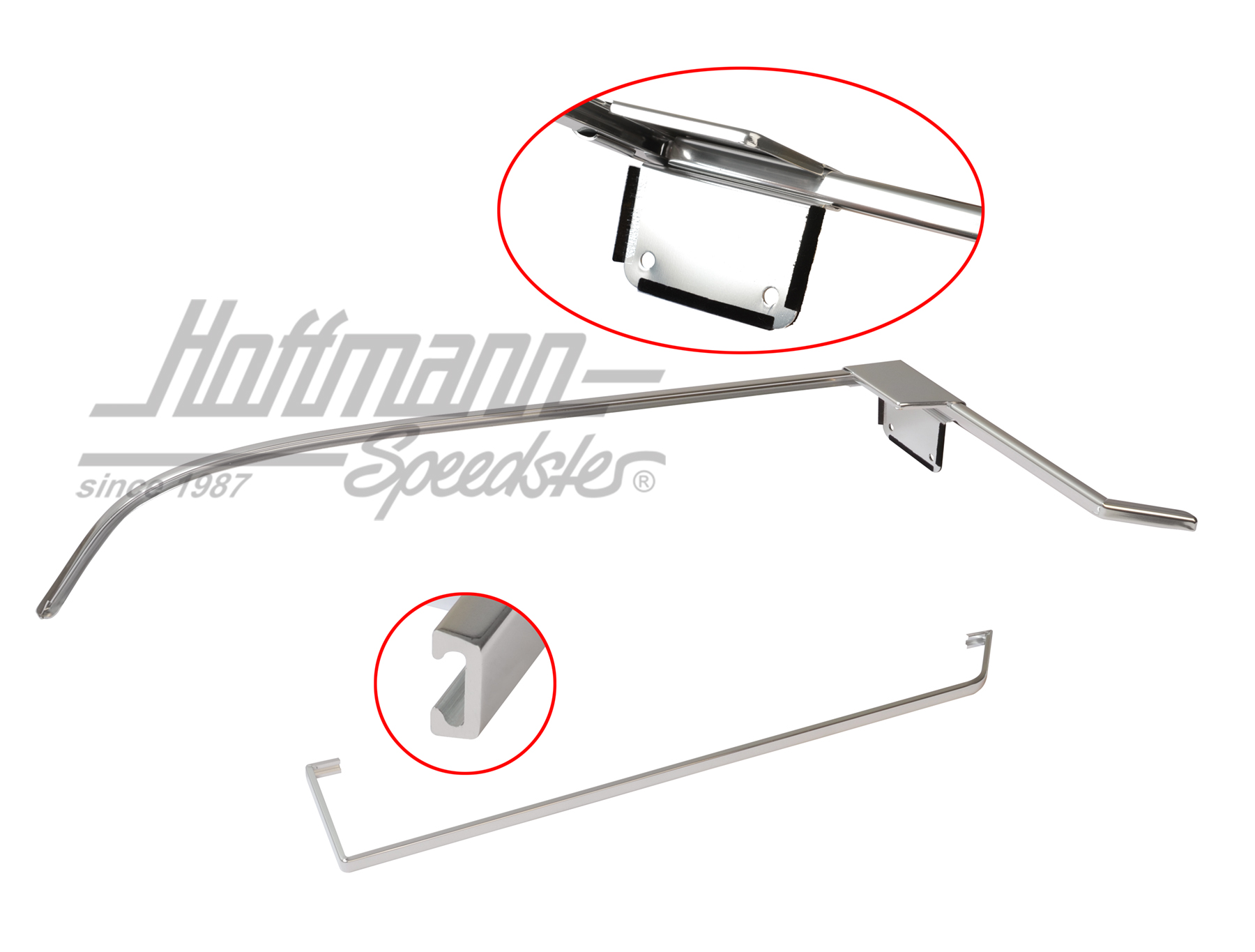 Set di modanature
, porta del portaoggeti, 69-73, sinistra | 901 555 015 | 580-0350-01