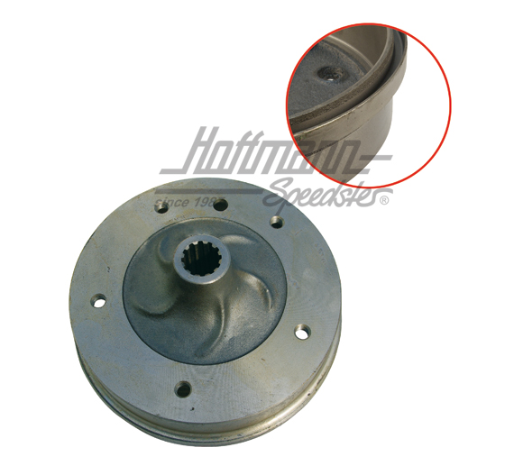 Tamburo del freno, posteriore, Furgone T2, 3.68-7.70 | 211 501 615 G | 090-3049