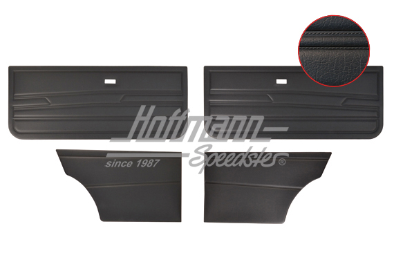Pannelli per portiere, Golf 1, 2 porte, nero | 171 898 320 B | 180-1951-10