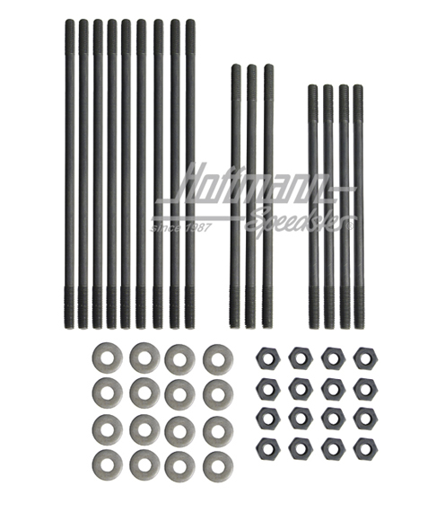 Set di bulloni passanti, 8mm, testata doppio canale | 043 198 035 | 010-1001