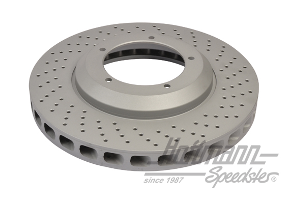 Disco del freno, ventilato, anteriore, Turbo, 81-89, destra | 930 351 048 02 | 522-1170-02