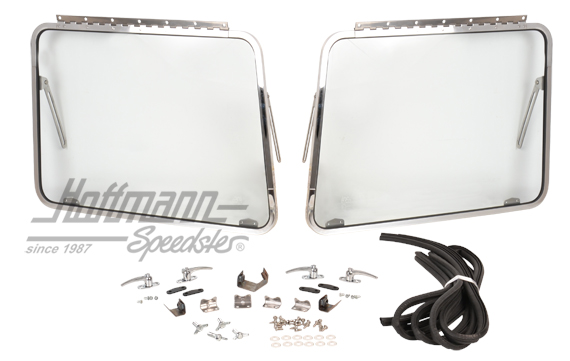 Set finestra Safari, anteriore, acciaio inossidabile |  | 089-3882