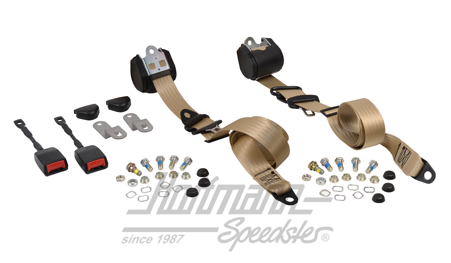 Cintura di sicurezza automatica, anteriore, Berlina / Cabriolet, beige                              