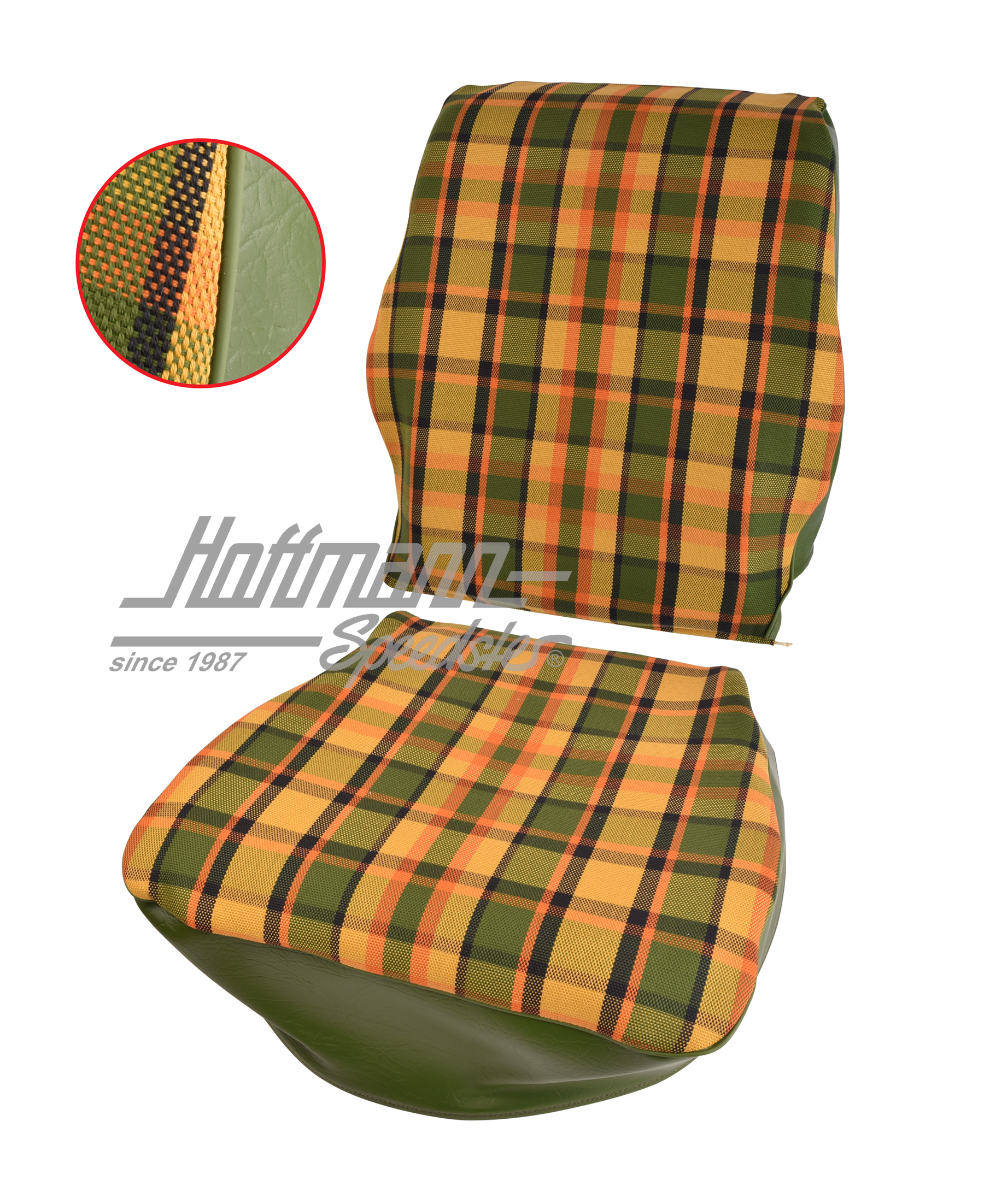 Coprisedile, Westfalia, giallo/arancione/verde, 74-79 |  | 098-1272-59