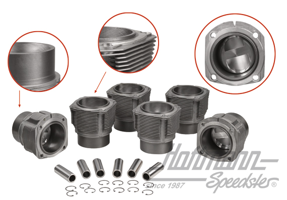 Pistoni + cilindri,  911, 2.0, 81 mm, JE (H) | 008 911 81S JE | 530-0010