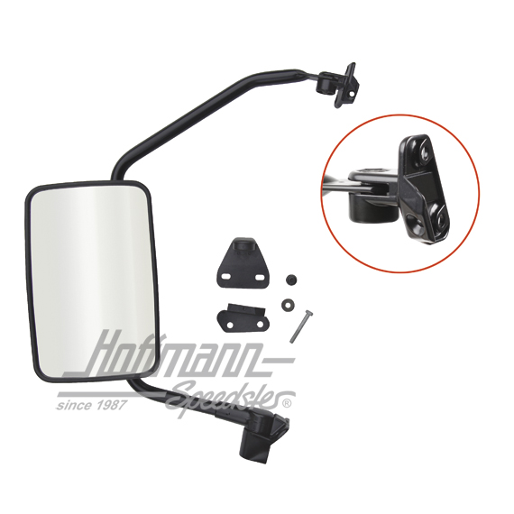 Specchietto retrovisore, Furgone T3, grande, sinistro | 251 857 513 F | 370-5117-01