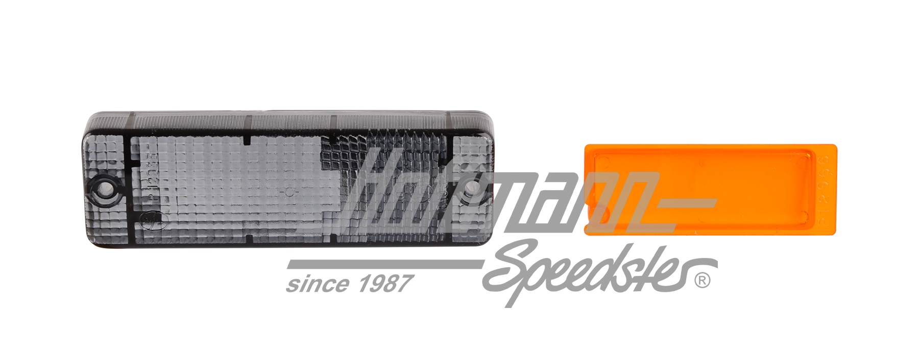 Vetro di lampeggiatore, Golf 1 Cabriolet, 88-93, nero | 155 953 141 S | 190-4890-20