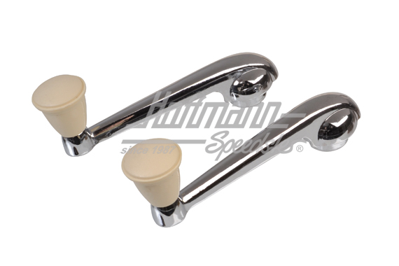 Maniglia alzavetri, di serie, cromata / bianca, -7.67 | 113 837 581 D | 020-2372