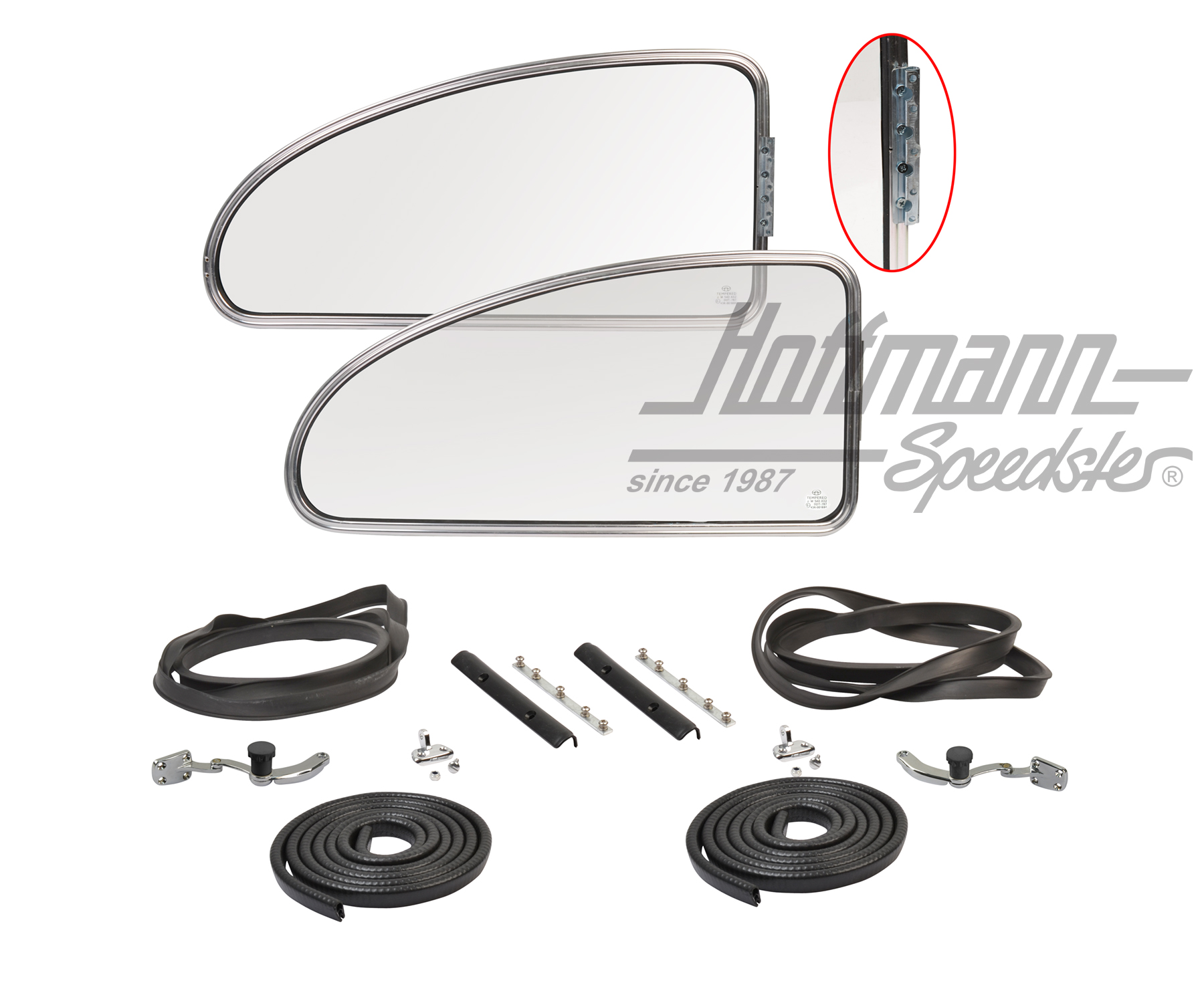 Finestrini pop-out, posteriore, chiari, -7.64 | 113 898 400 A | 020-2280-03