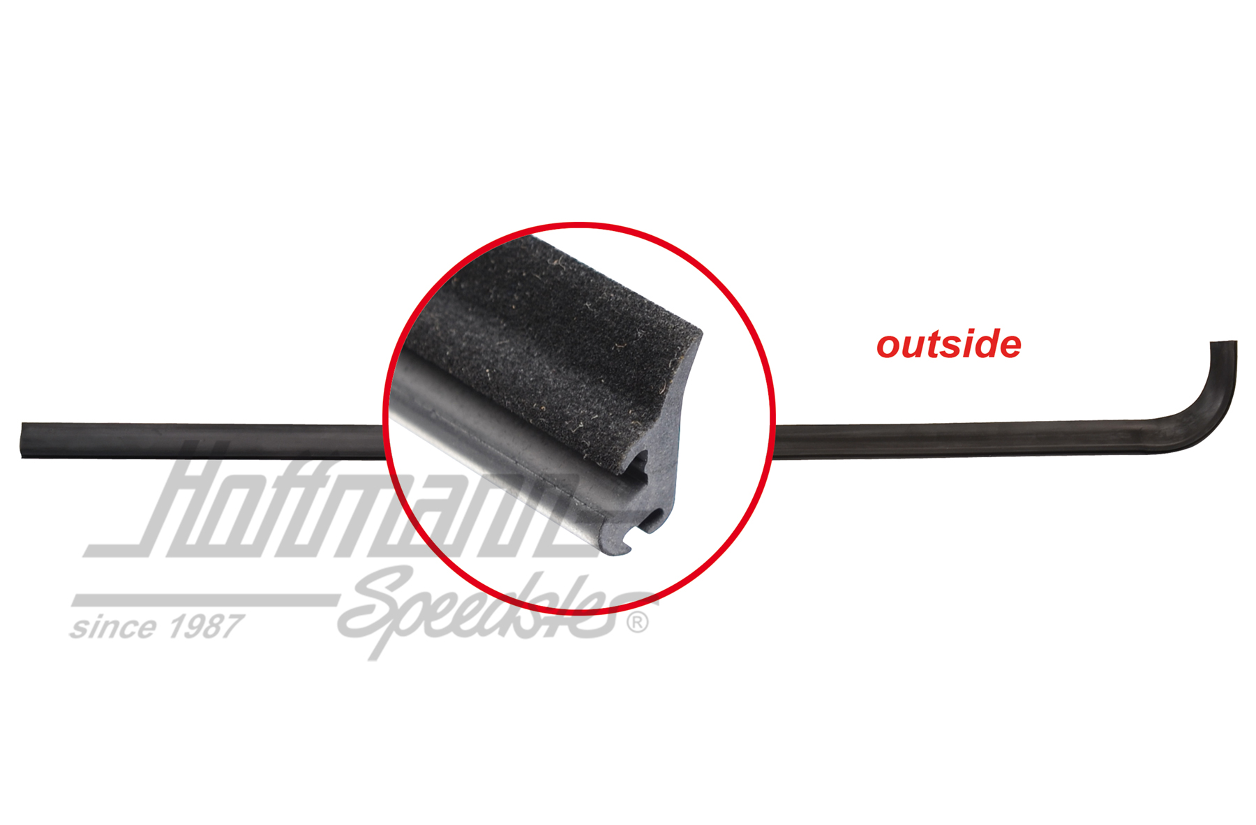 Guarnizione pozzetto, anteriore, 4 porte, sinistra | 191 837 477 A | 208-7110-01