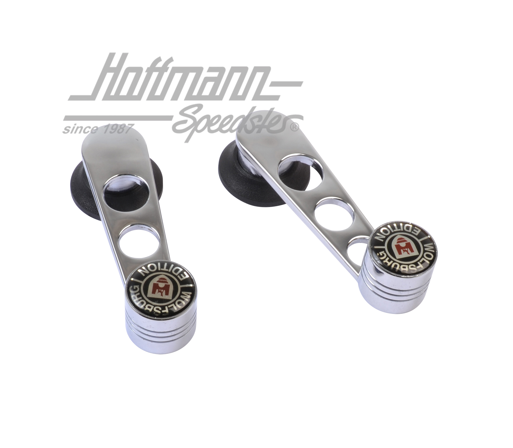 Manovella del finestrino, Furgone T4, cromata, WOB | 357 837 581 | 408-1220