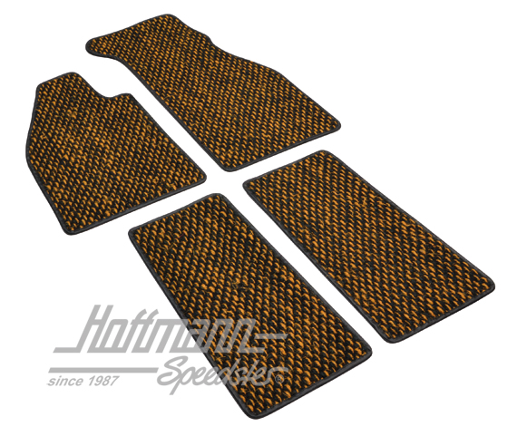 Tappetini, cocco, 59-72, giallo / nero | ZVW 2BYL | 020-5381-26