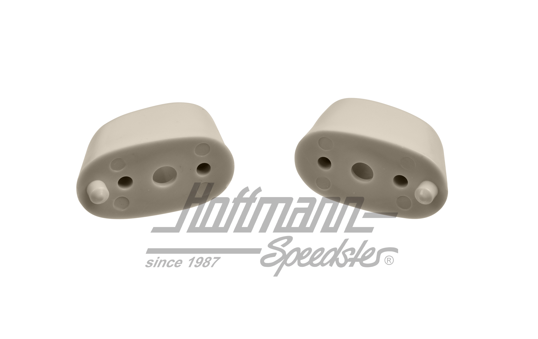 Clip alette parasole, 64-67/67-79, grigio                                                           
