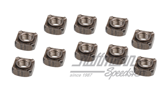 Dado a saldare, quadrato M8 (10 pezzi) |  | 050-1459-18