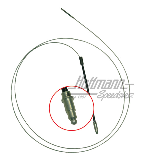 Cavo frizione, 3855 mm, Furgone T3, 5.79-12.82 | 251 721 335 | 330-6705