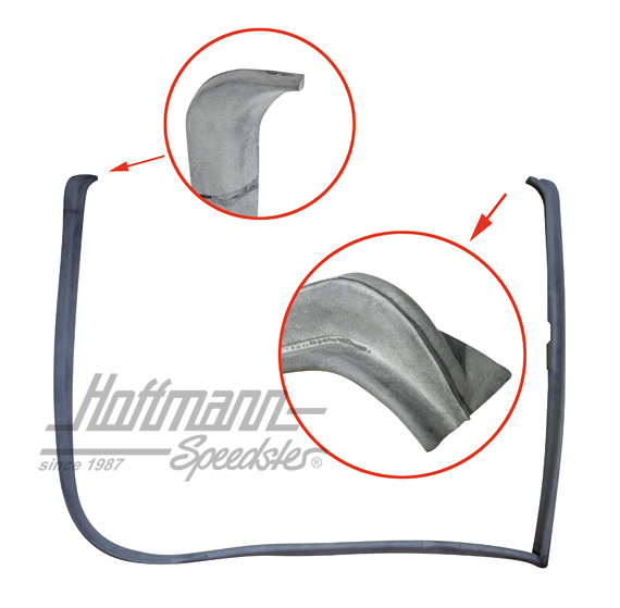 Guarnizione portiera, Tipo 181, anteriore / posteriore, destra | 181 837 912 B | 080-2990-02