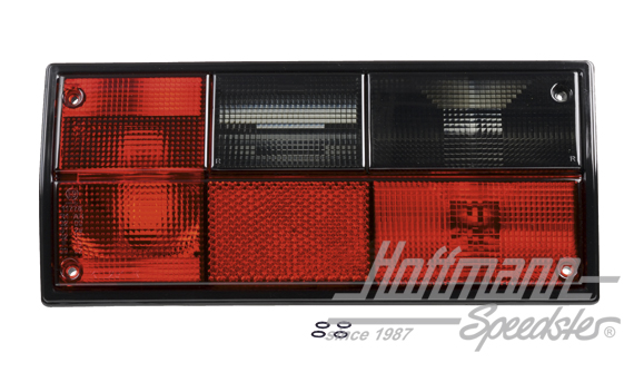 Luce posteriore, Furgone T3, rosso / nero, destra | 251 945 112 D schwarz | 340-5008-32