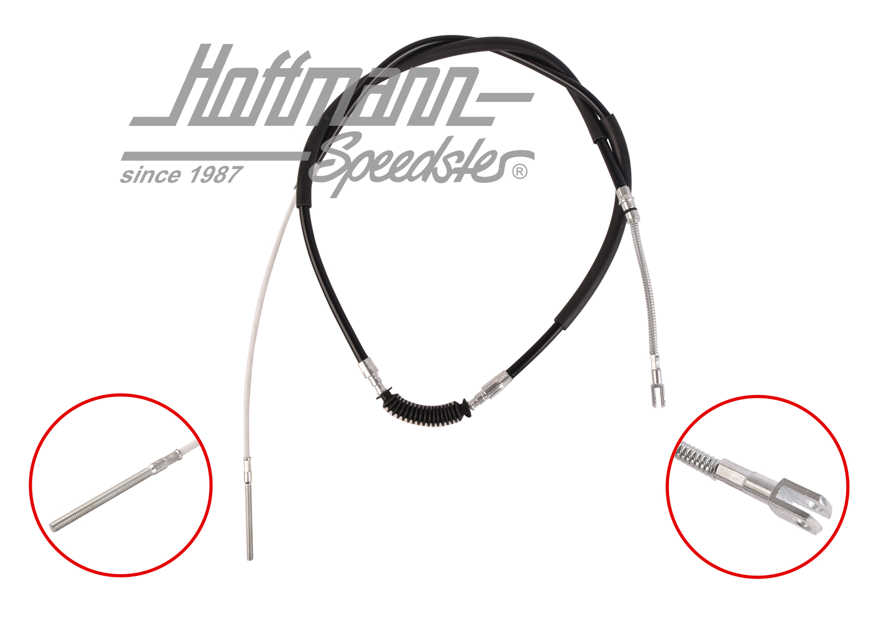 Cavo freno a mano, 924/944, 82-88, lungo | 924 424 142 00 | 650-6070-32