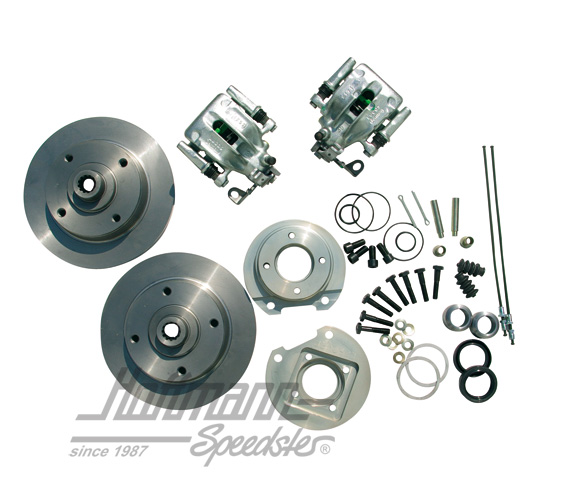Freno a disco H4, 4 fori / PCD 130, asse oscillante | BA KER 3 HP | 020-3907