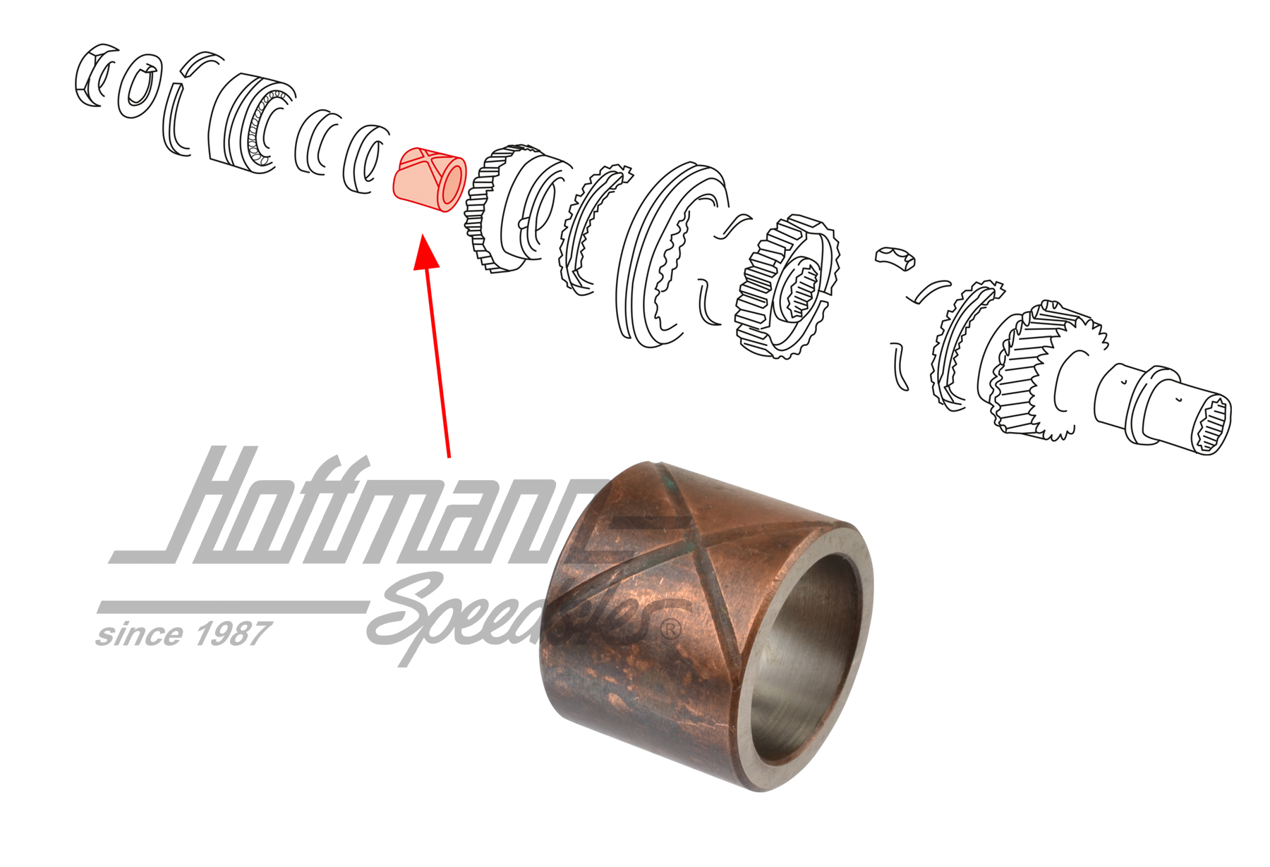 Buccola, ruota dentata a 4 velocità, pignone, 52-60 | 113 309 325 | 020-4570-83