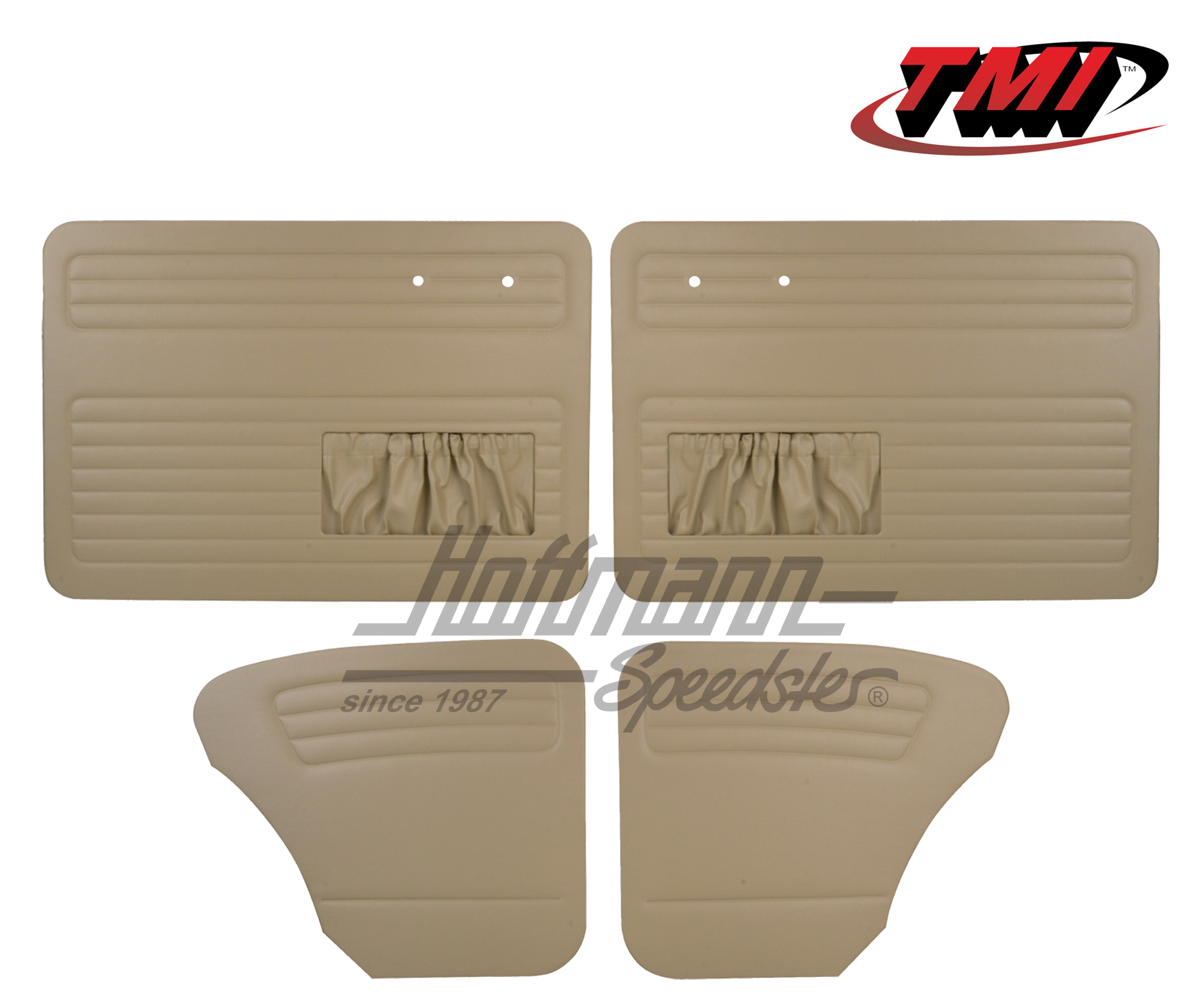 Pannelli per portiera e laterali, Maggiolino Berlina, 55-64, beige | 10-1127-14 | 055-7505