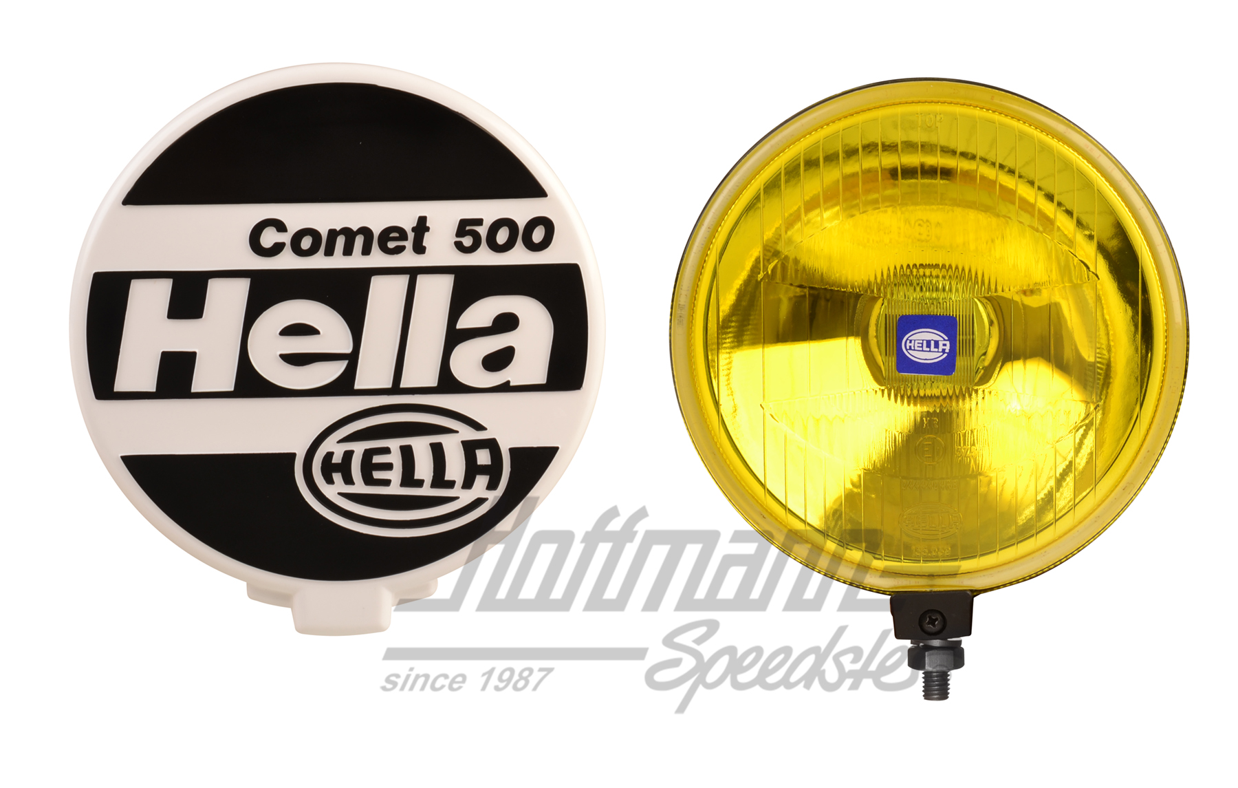 Fanale abbagliante,  Comet 500, Hella, giallo | 1 F4 005 750-651 | 190-4018